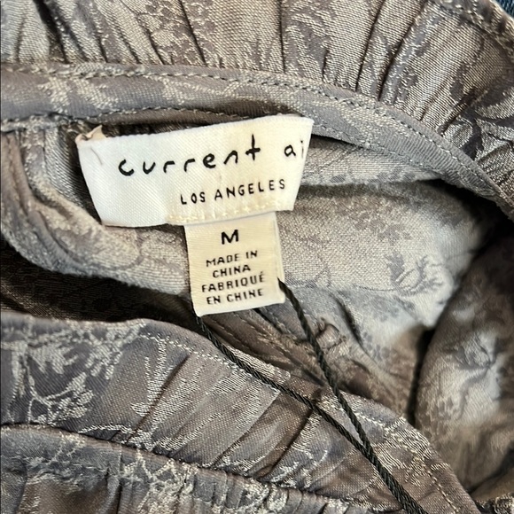 NWOT Current Air Gray Boho Blouse Size M - Picture 6 of 7